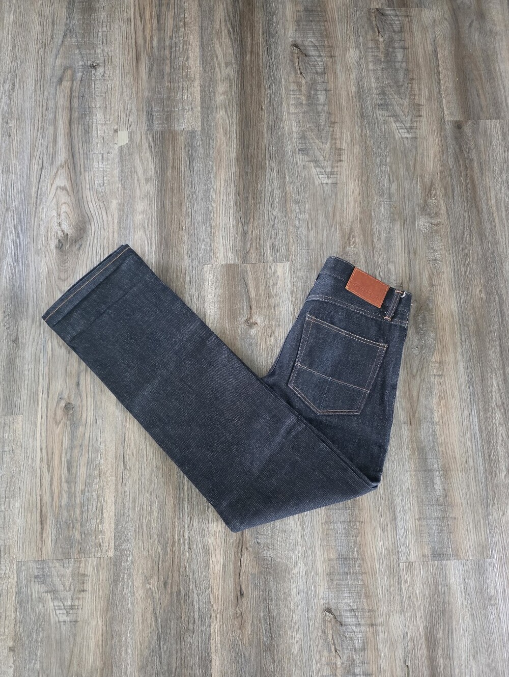 Tellason Indigo Men's Straight-Leg Denim Jeans Size 32/33